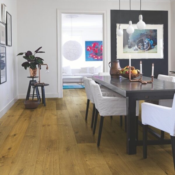 Parkettgolv Pergo Wood Svalbard Camel Brown Oak Plank - Image 3
