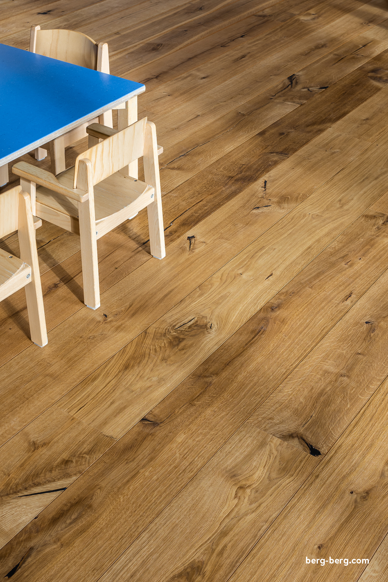 Berg & Berg Parkettgolv Ek XXL Raskamåla Borstad Naturolja - Bild 3