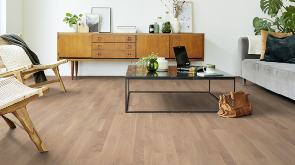Parkettgolv Tarkett Prestige Ek Satin Soft White TreS (3-stav) - Image 2