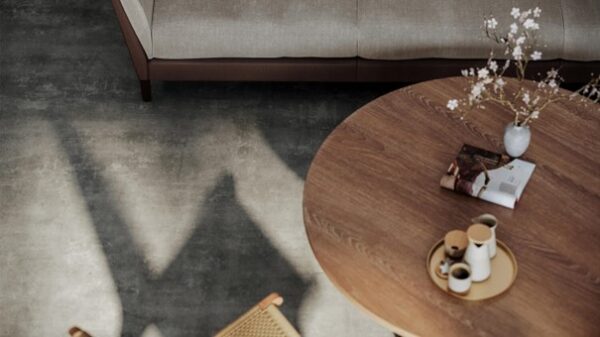 Tarkett Vinylklick iD Click Ultimate 55 Patina Concrete Dark Grey - Image 3