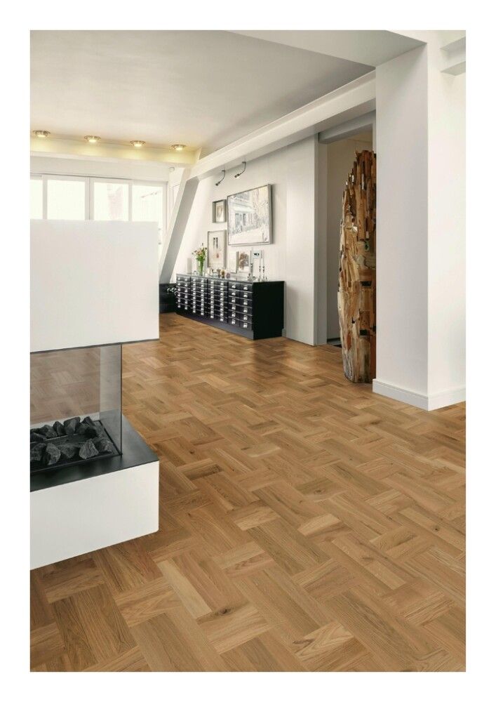 Berg & Berg Parkettgolv Ek Lönneberga Mattlack (Rutbräda)