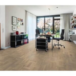 Berg & Berg Parkettgolv Ek Lönneberga Vit Mattlack (Rutbräda)