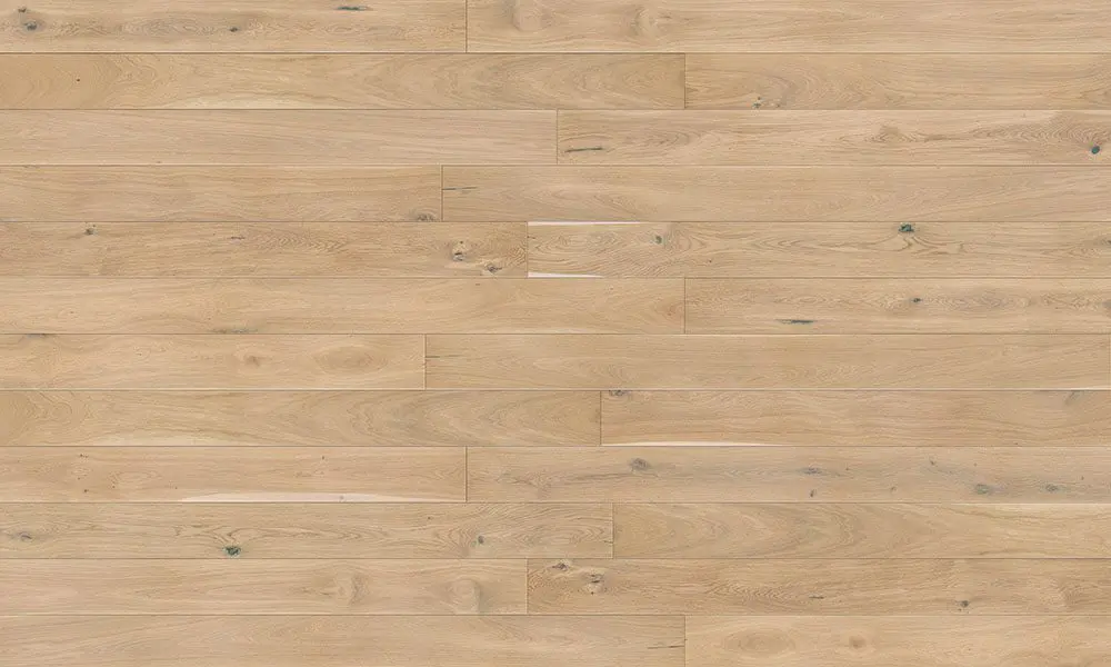 Wallmann Parkettgolv Patricier Ek Plank Rustik Borstad Vit Mattlack - Bild 2