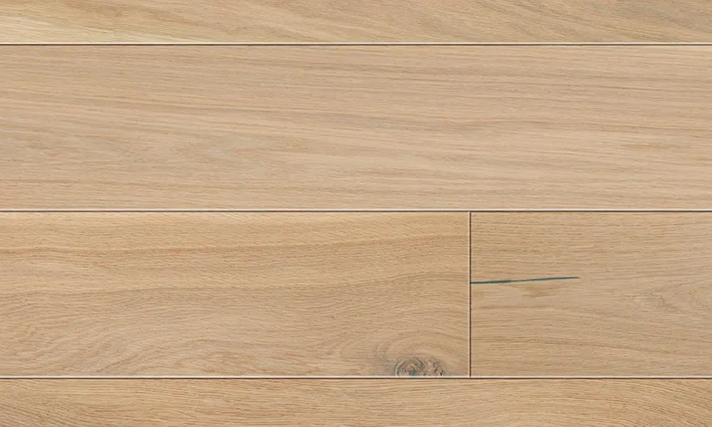 Wallmann Parkettgolv Patricier Ek Plank Rustik Borstad Vit Mattlack - Bild 3