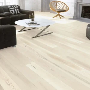 Wallmann Parkettgolv Patricier Ask Plank Rustik Borstad Vit Mattlack