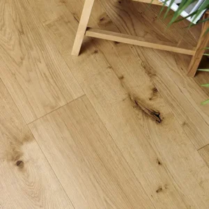 Wallmann Parkettgolv Herrgårdsplank Ek Rustik Borstad Mattlack